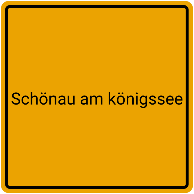 Meldebestätigung Schönau am Königssee